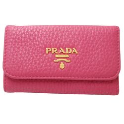 Prada PRADA key case 1PG222 calf pink 083486