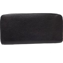 LOUIS VUITTON Zippy Wallet Vertical Taurillon Leather M58412 Long Black 083015