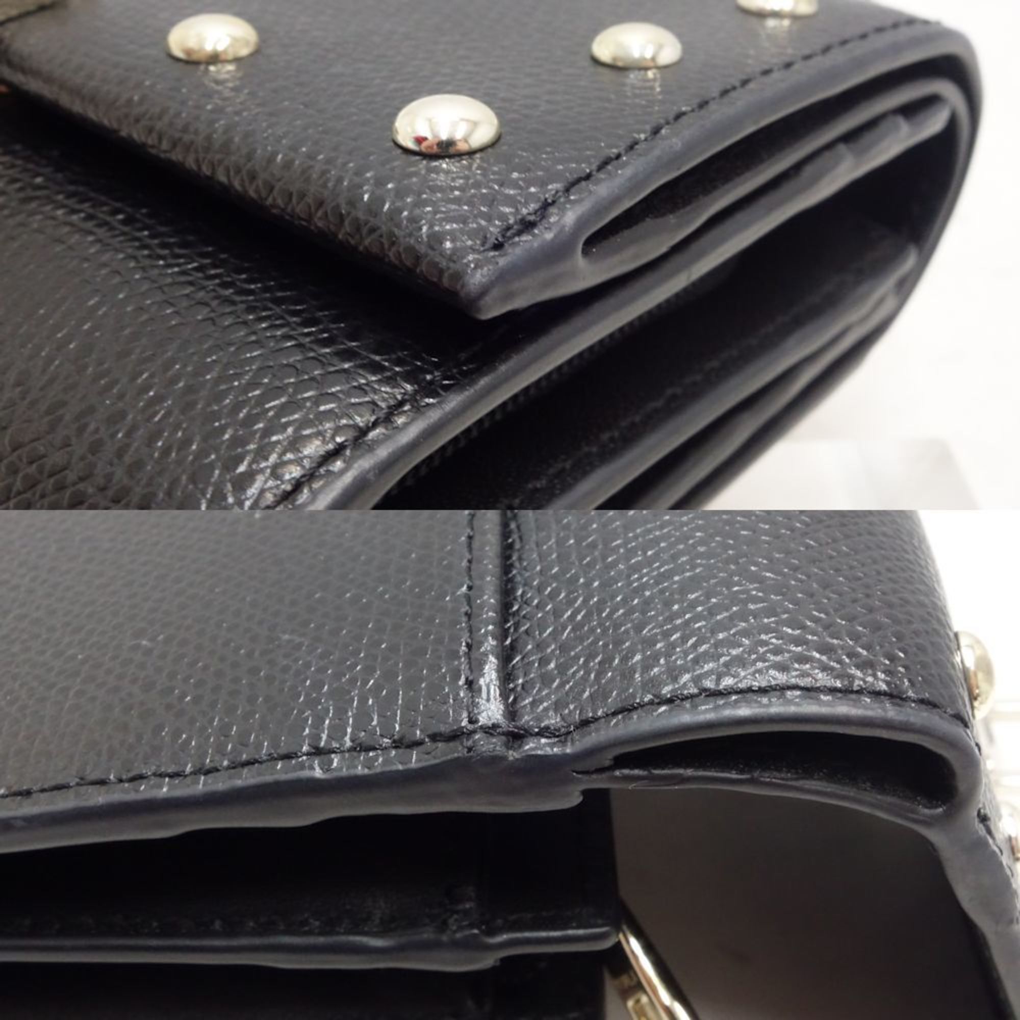 Furla MISUMIMI Mini Wallet WP00082 AB3000 Bifold Leather Black 083150