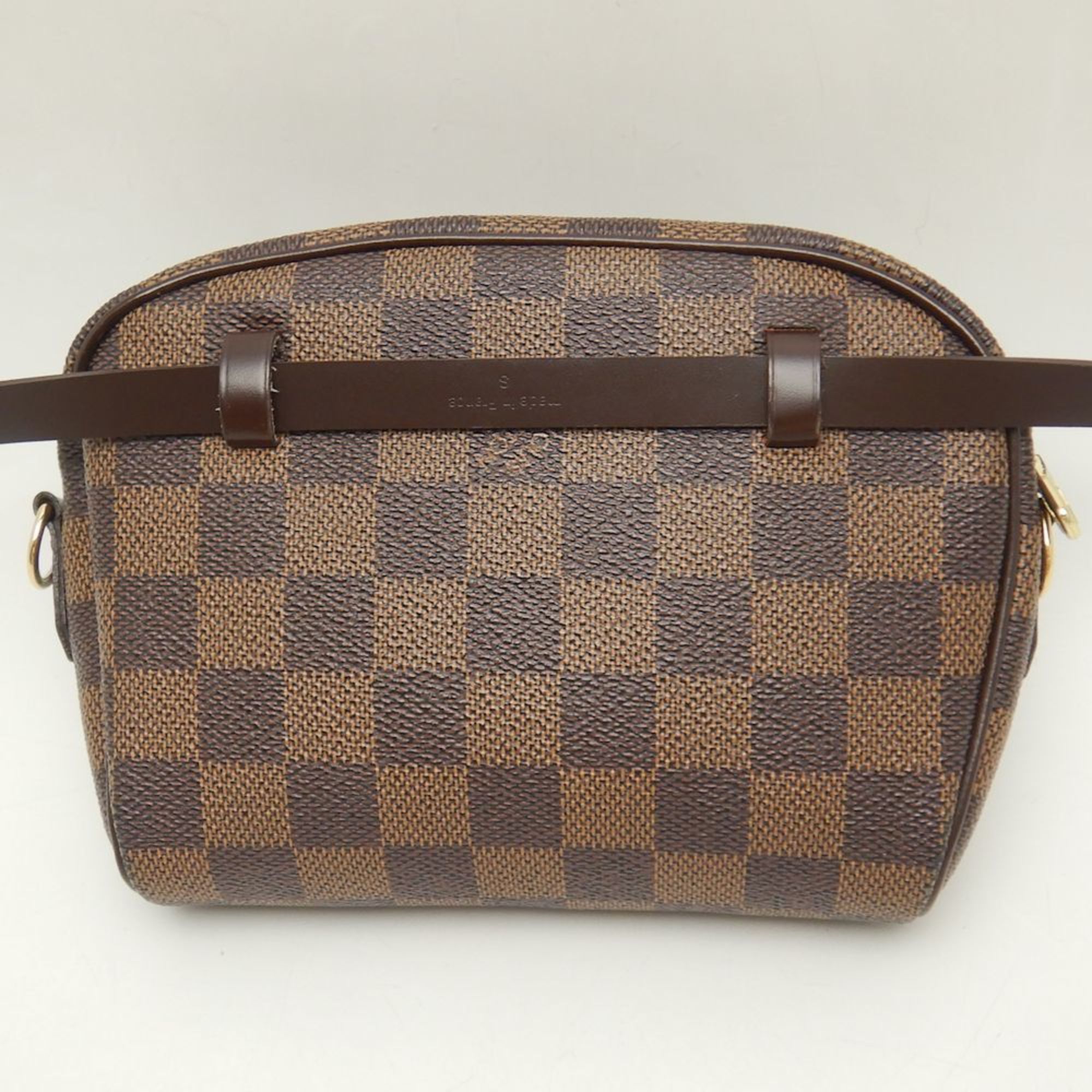 LOUIS VUITTON N51296 Damier Pochette Ipanema Ebene Waist Bag Pouch Brown 059569