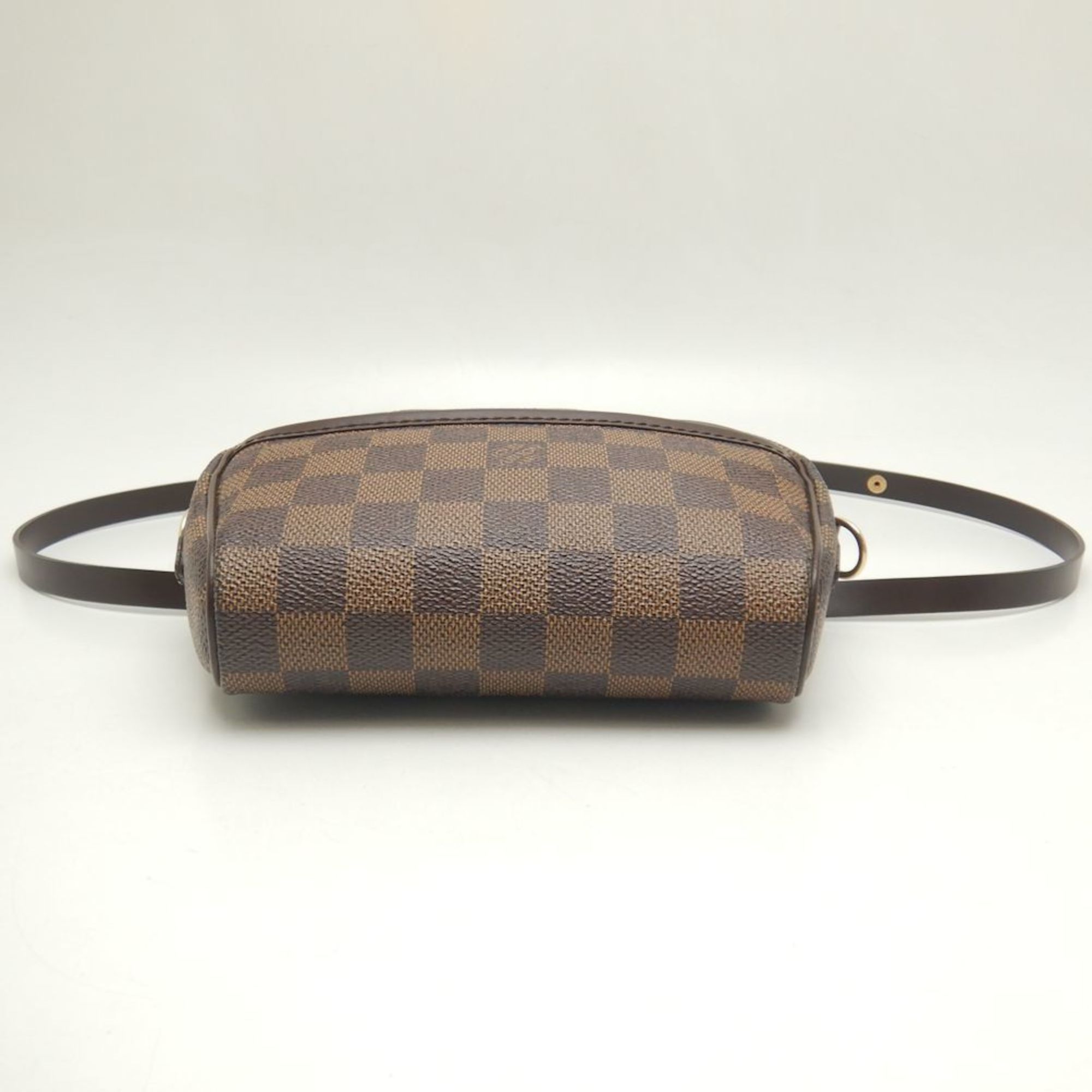 LOUIS VUITTON N51296 Damier Pochette Ipanema Ebene Waist Bag Pouch Brown 059569