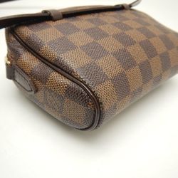 LOUIS VUITTON N51296 Damier Pochette Ipanema Ebene Waist Bag Pouch Brown 059569