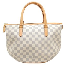 LOUIS VUITTON Damier Azur Riviera PM N48250 Handbag White 250752