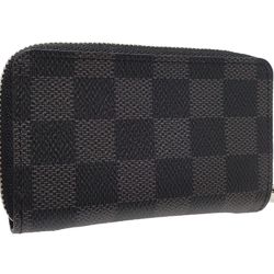 LOUIS VUITTON Damier Graphite Zippy Coin Purse N63076 Case 083720