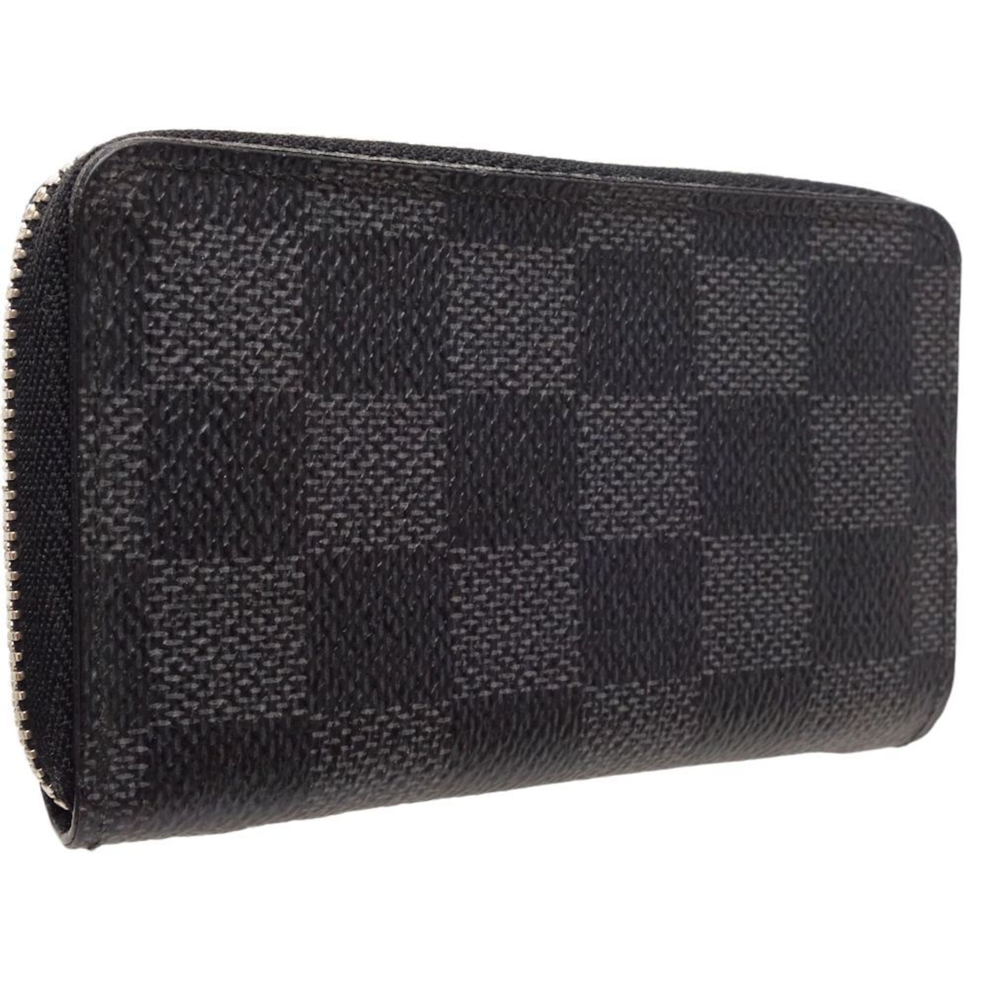 LOUIS VUITTON Zippy Coin Purse N63076 Case Graphite 083724