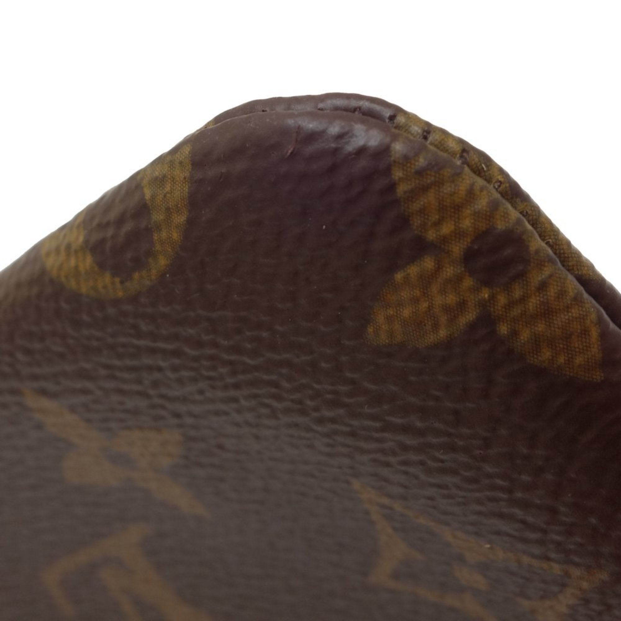 LOUIS VUITTON Coin Case Monogram Pochette Clé Brown M62650 082610