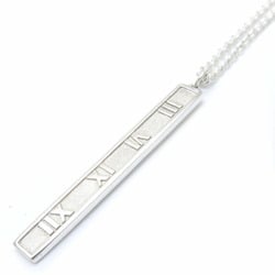 Tiffany TIFFANY&Co. Atlas Bar Necklace SV925 Silver Pendant 097778