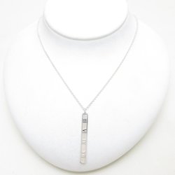 Tiffany TIFFANY&Co. Atlas Bar Necklace SV925 Silver Pendant 097778