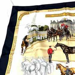 Hermes Carre 90 National Stallion Farm Silk Brand Accessories Muffler/Scarf Women's