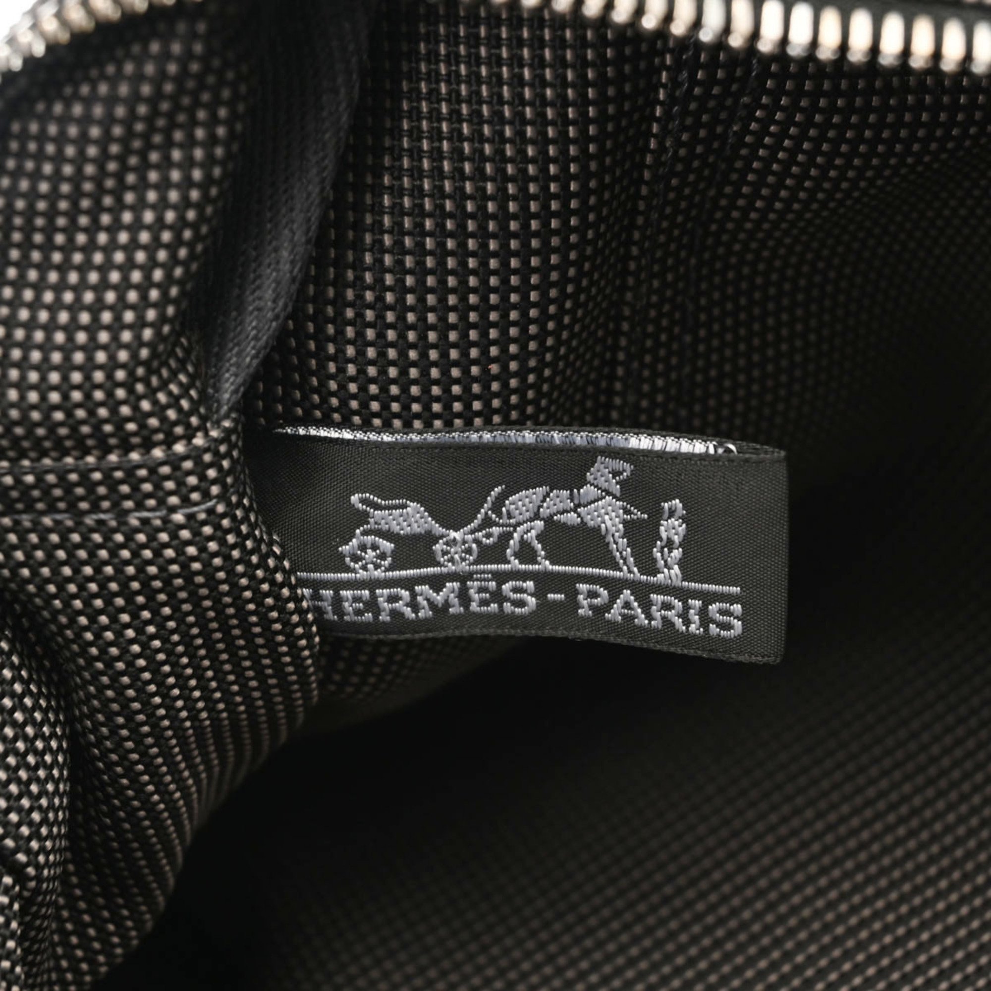HERMES Hermes Yale Line MM Gray Unisex Canvas Tote Bag