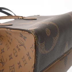 LOUIS VUITTON Monogram Giant On the Go MM Tote Brown M45321 Women's Reverse Canvas Handbag
