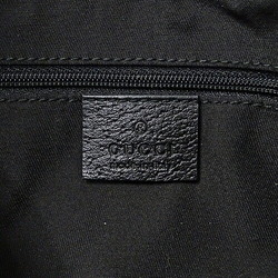 GUCCI bag ladies brand shoulder handbag GG canvas black 146244 one