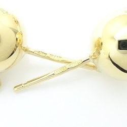 Long swing earrings ball circle motif K18 three color gold 27977