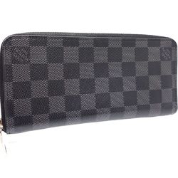 Louis Vuitton LOUIS VUITTON Vertical N63095 Long Wallet Graphite 083767