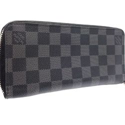 Louis Vuitton LOUIS VUITTON Vertical N63095 Long Wallet Graphite 083767