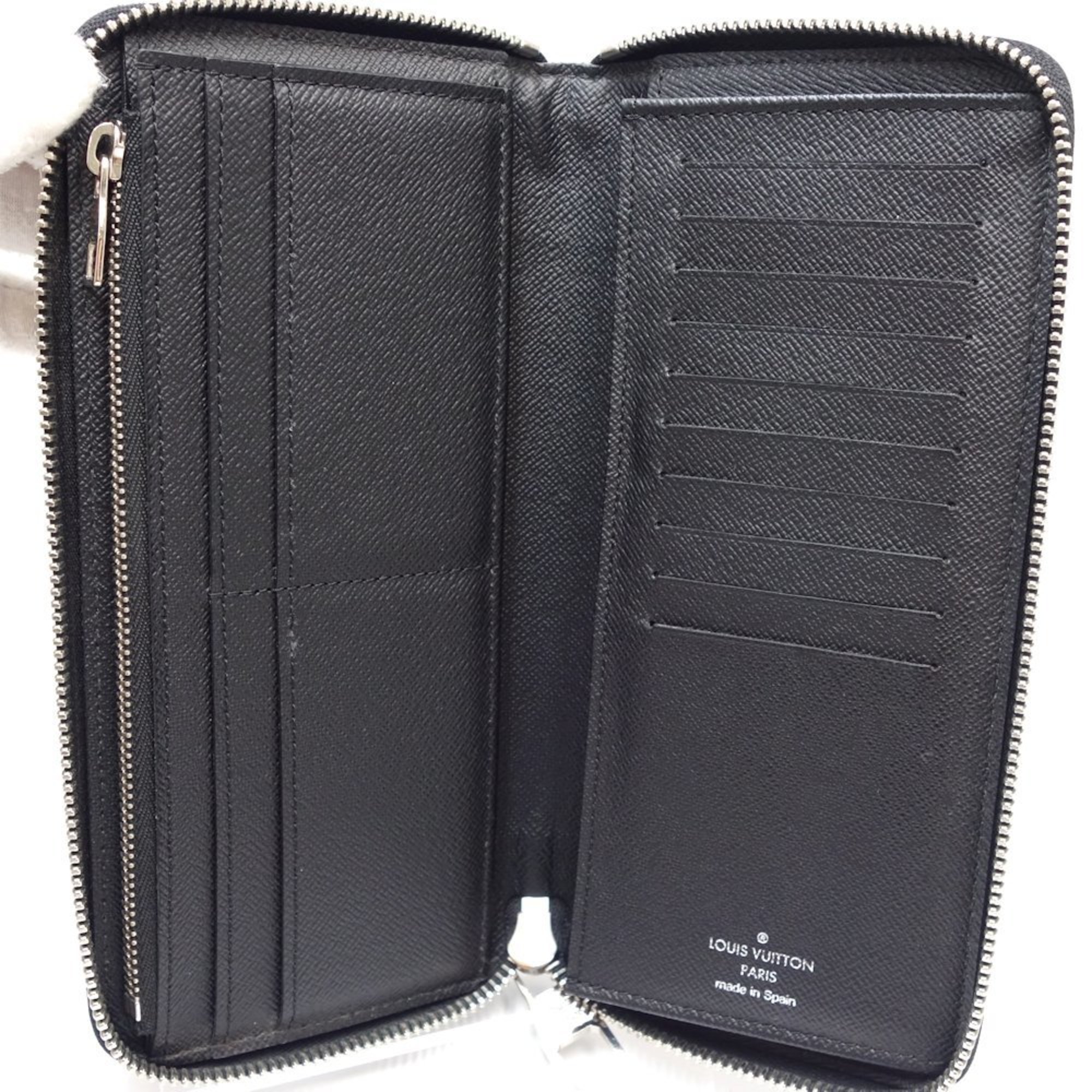 Louis Vuitton LOUIS VUITTON Vertical N63095 Long Wallet Graphite 083767