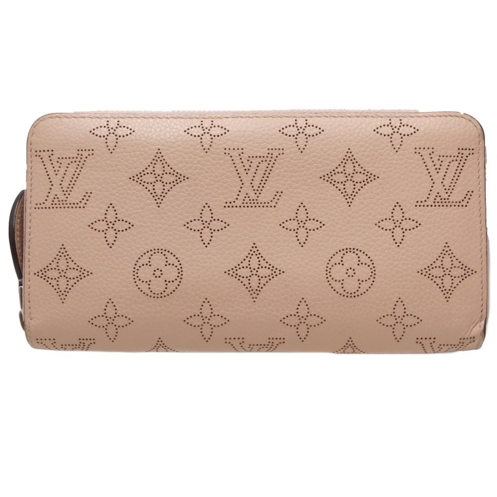 LOUIS VUITTON Zippy Wallet M61868 Long Monogram Mahina Magnolia (Pink) 083014