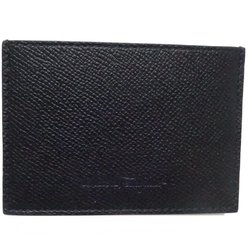 Salvatore Ferragamo Ferragamo Salvatore Card Case Leather Black Gray PT-660972 082918