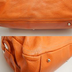 Furla Leather Mini Boston Bag Orange 250809