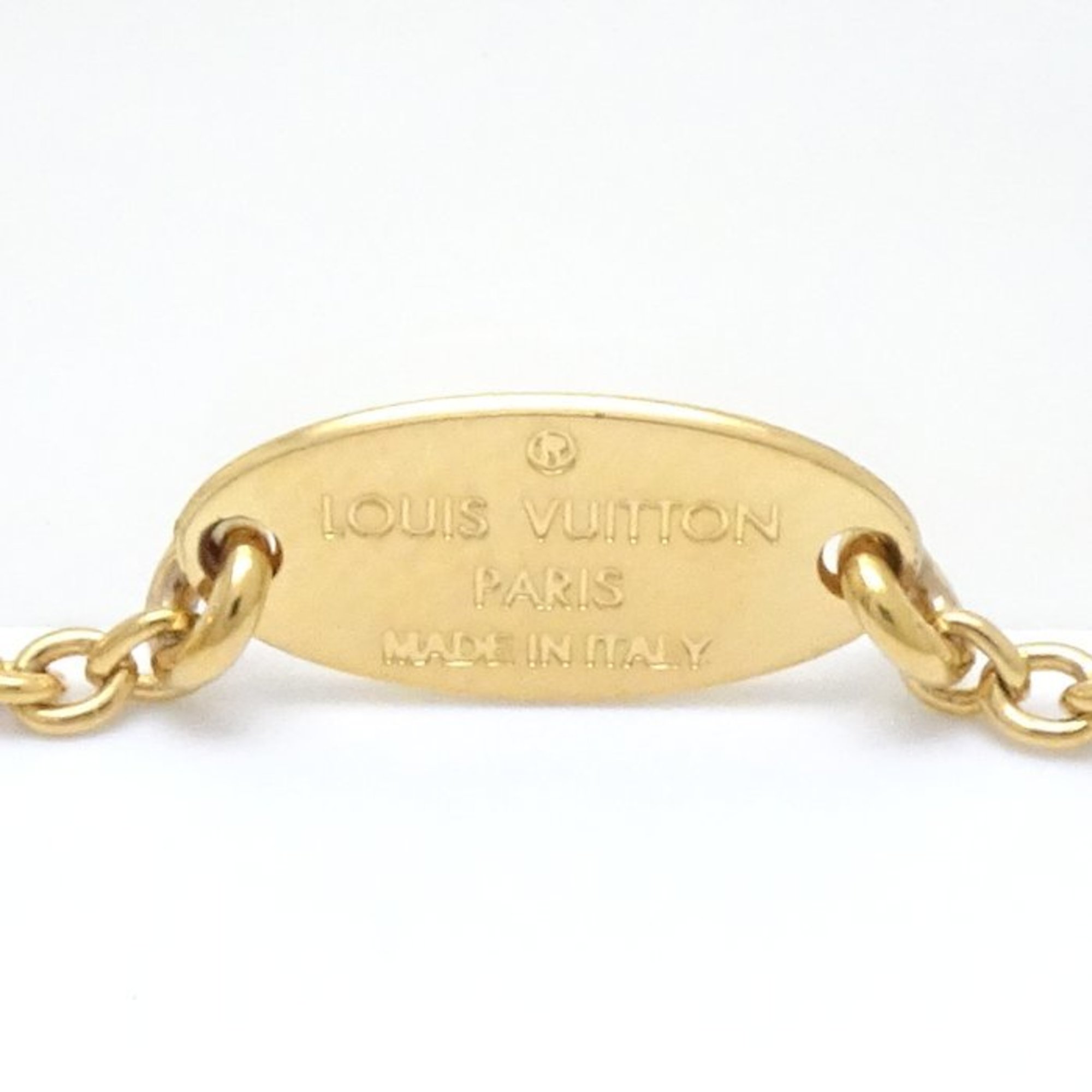 LOUIS VUITTON Necklace Essential V M61083 GP Gold Plated 199417