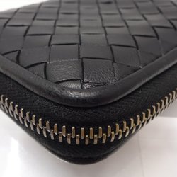 BOTTEGA VENETA Coin Case Intrecciato Leather Black 258468 082716