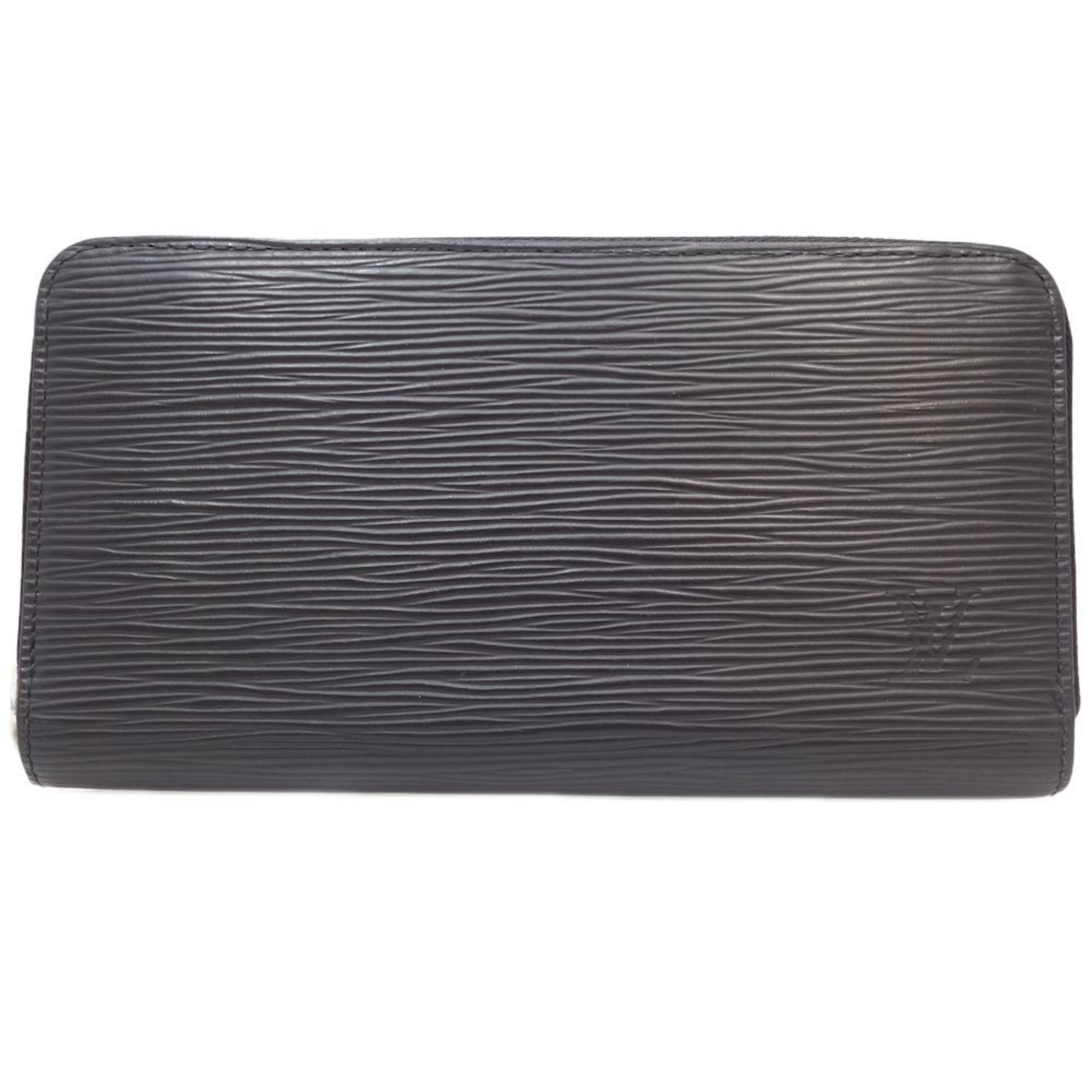 Louis Vuitton Epi LOUIS VUITTON Zippy Wallet M61857 Long Noir 083711