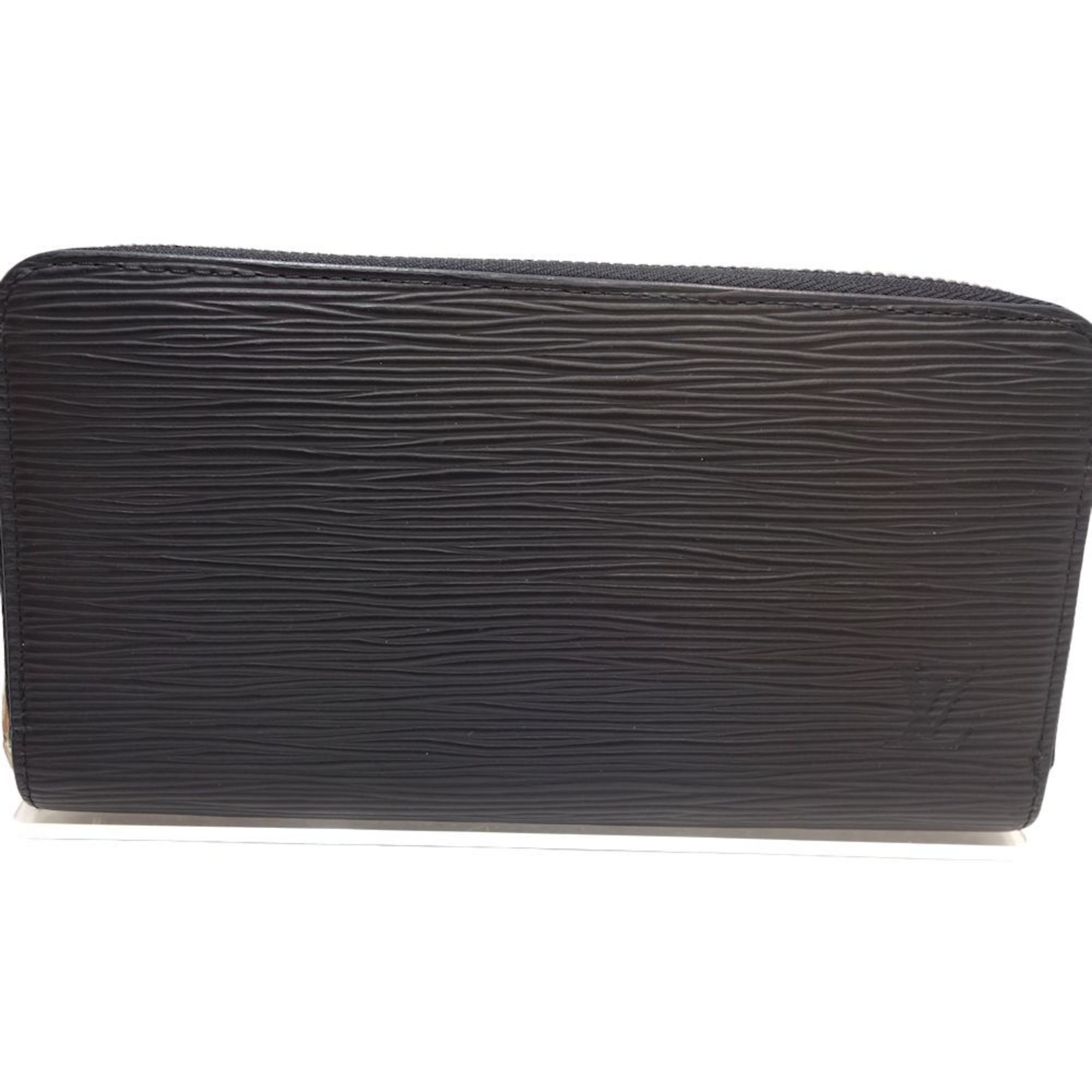 Louis Vuitton Epi LOUIS VUITTON Zippy Wallet M61857 Long Noir 083711