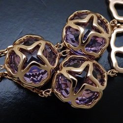 Chopard Imperiale Cocktail Necklace Amethyst 8.22ct 3P Long K18PG Pink Gold 819392 199931