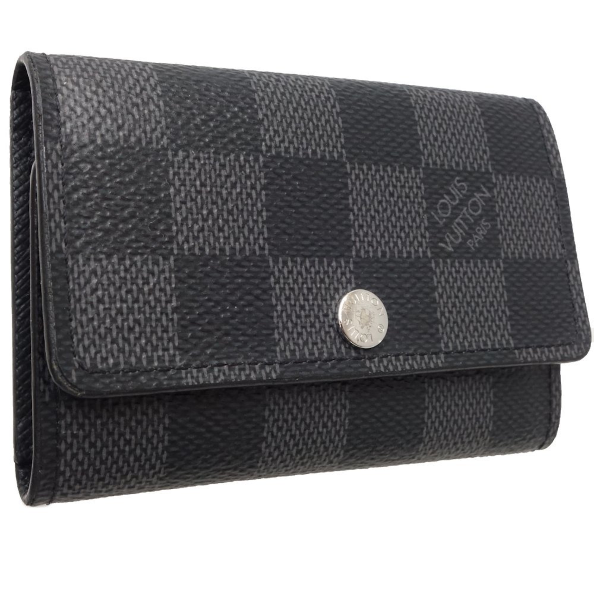 Louis Vuitton Damier Graphite LOUIS VUITTON 6-series Multicle 6 N62662 Key Case 083308