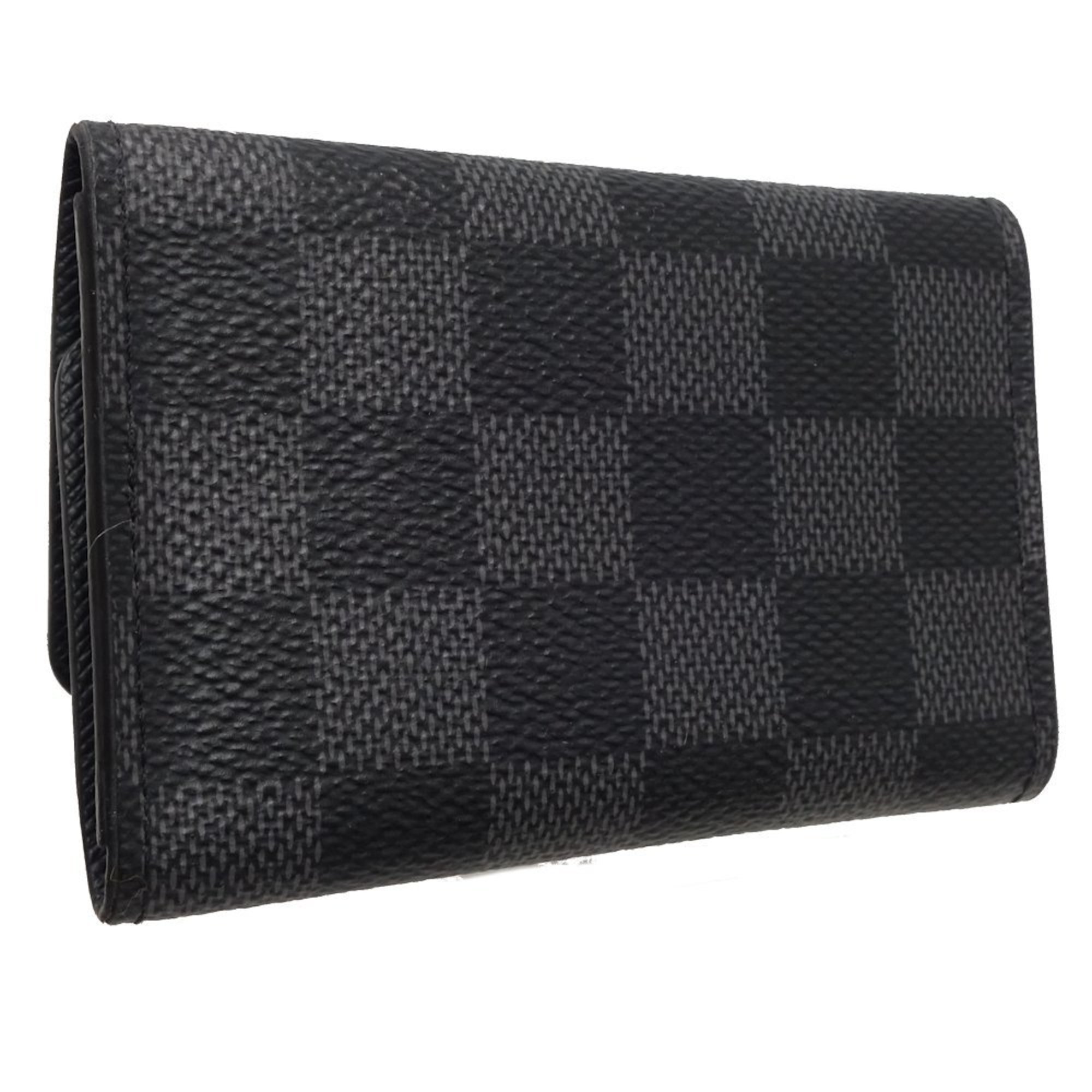 Louis Vuitton Damier Graphite LOUIS VUITTON 6-series Multicle 6 N62662 Key Case 083308