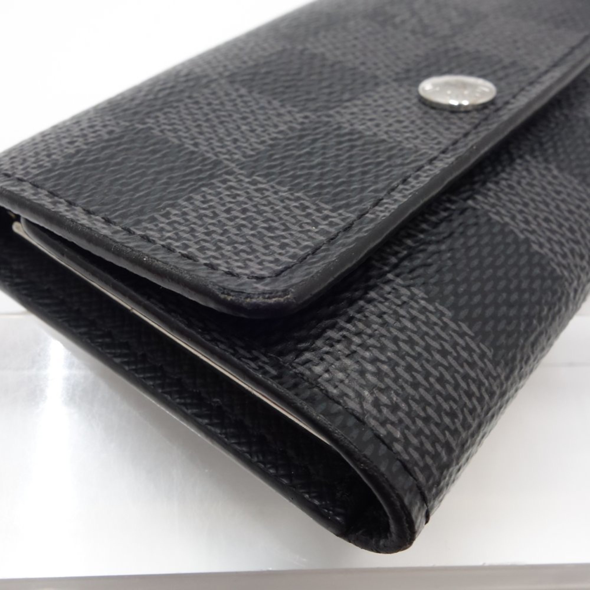 Louis Vuitton Damier Graphite LOUIS VUITTON 6-series Multicle 6 N62662 Key Case 083308