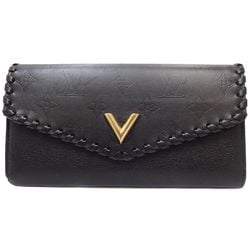 LOUIS VUITTON Portefeuil Very M62059 Long Wallet Monogram Pattern Noir 083712