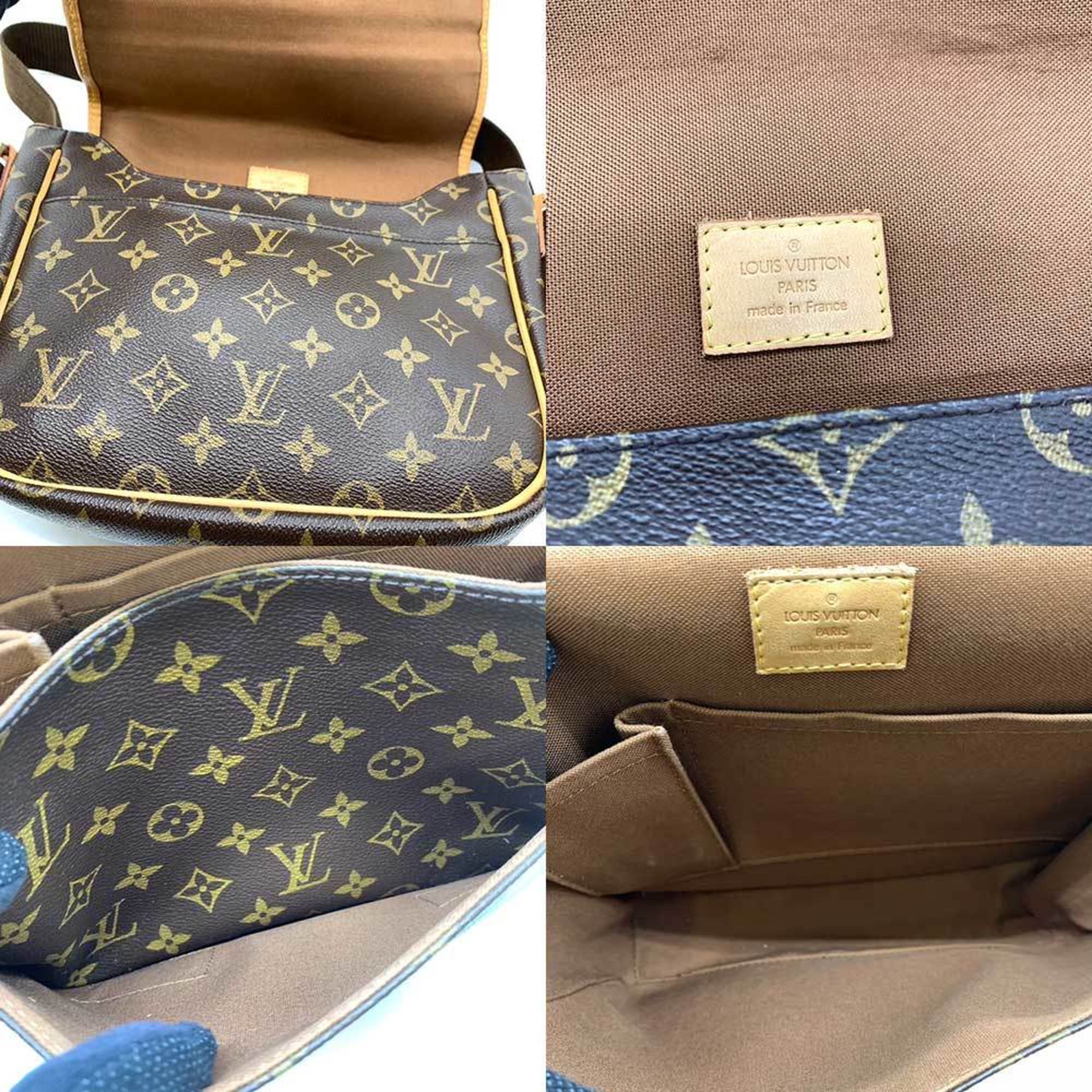 Louis Vuitton Bag Bosfall PM Brown Shoulder Flap Ladies Men's Monogram x Leather M40106 LOUISVUITTON