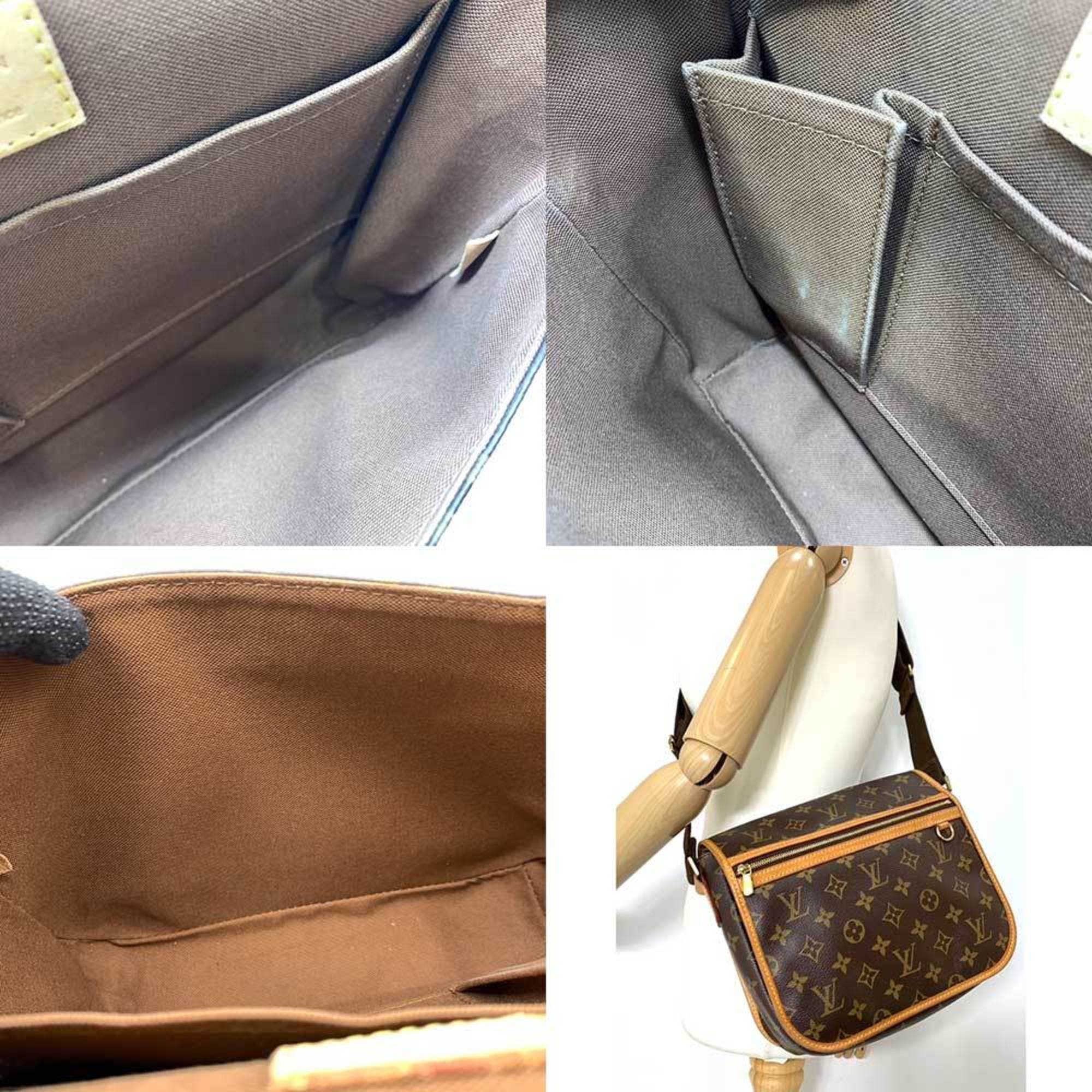 Louis Vuitton Bag Bosfall PM Brown Shoulder Flap Ladies Men's Monogram x Leather M40106 LOUISVUITTON