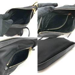 Prada Bag Shoulder Nero Black BT0706 S Nylon Saffiano PRADA