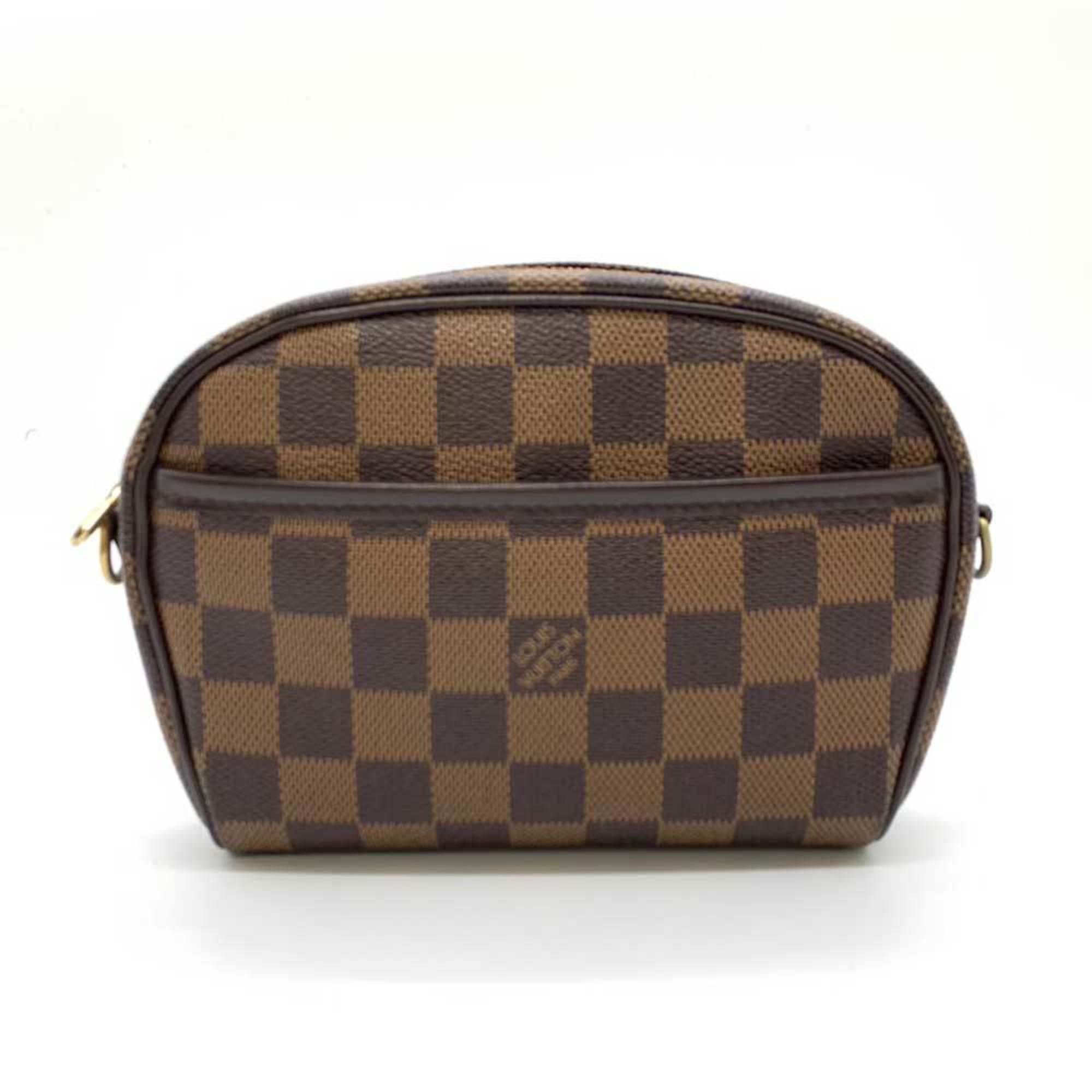 Louis Vuitton Bag Pochette Ipanema Ebene Brown Shoulder Waist 2way Women's Damier N51296 LOUISVUITTON