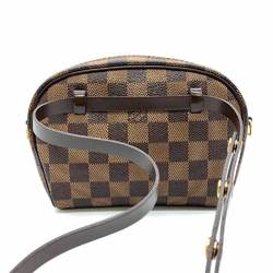 Louis Vuitton Bag Pochette Ipanema Ebene Brown Shoulder Waist 2way Women's Damier N51296 LOUISVUITTON