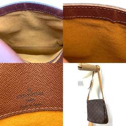 Louis Vuitton Bag Musette Salsa Short Shoulder Brown Flap Ladies Monogram x Leather M51258 LOUISVUITTON