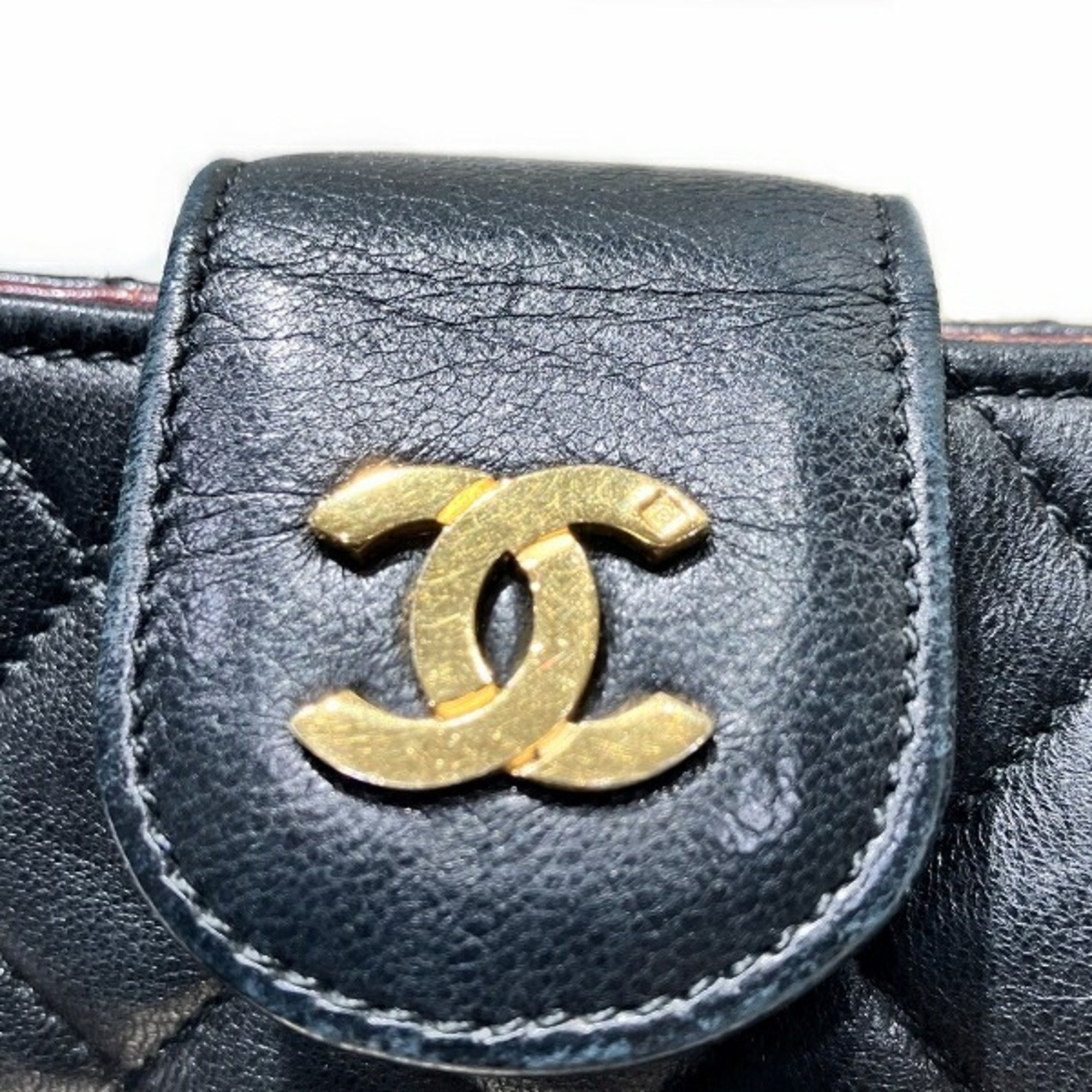 CHANEL Mini Matelasse Chain Shoulder Bag Ladies