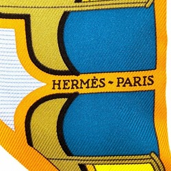 Hermes LES COUPES Carriage Window Twilly Brand Accessories Mufflers/Scarves Women's