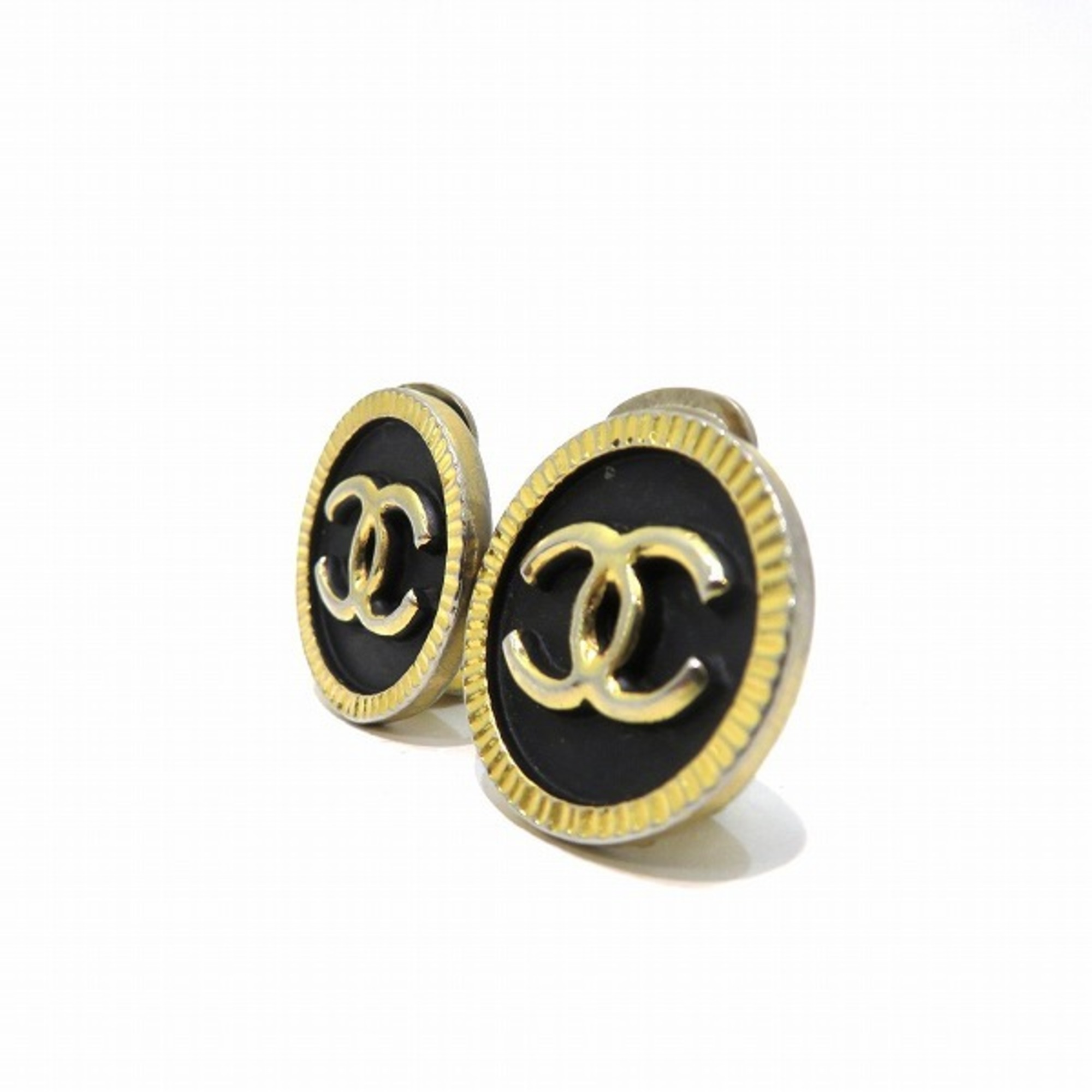 CHANEL Cocomark Design Earrings Brand Accessories Ladies