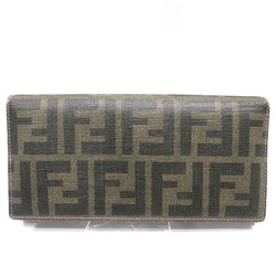 FENDI Zucca pattern 8M0000 wallet long ladies