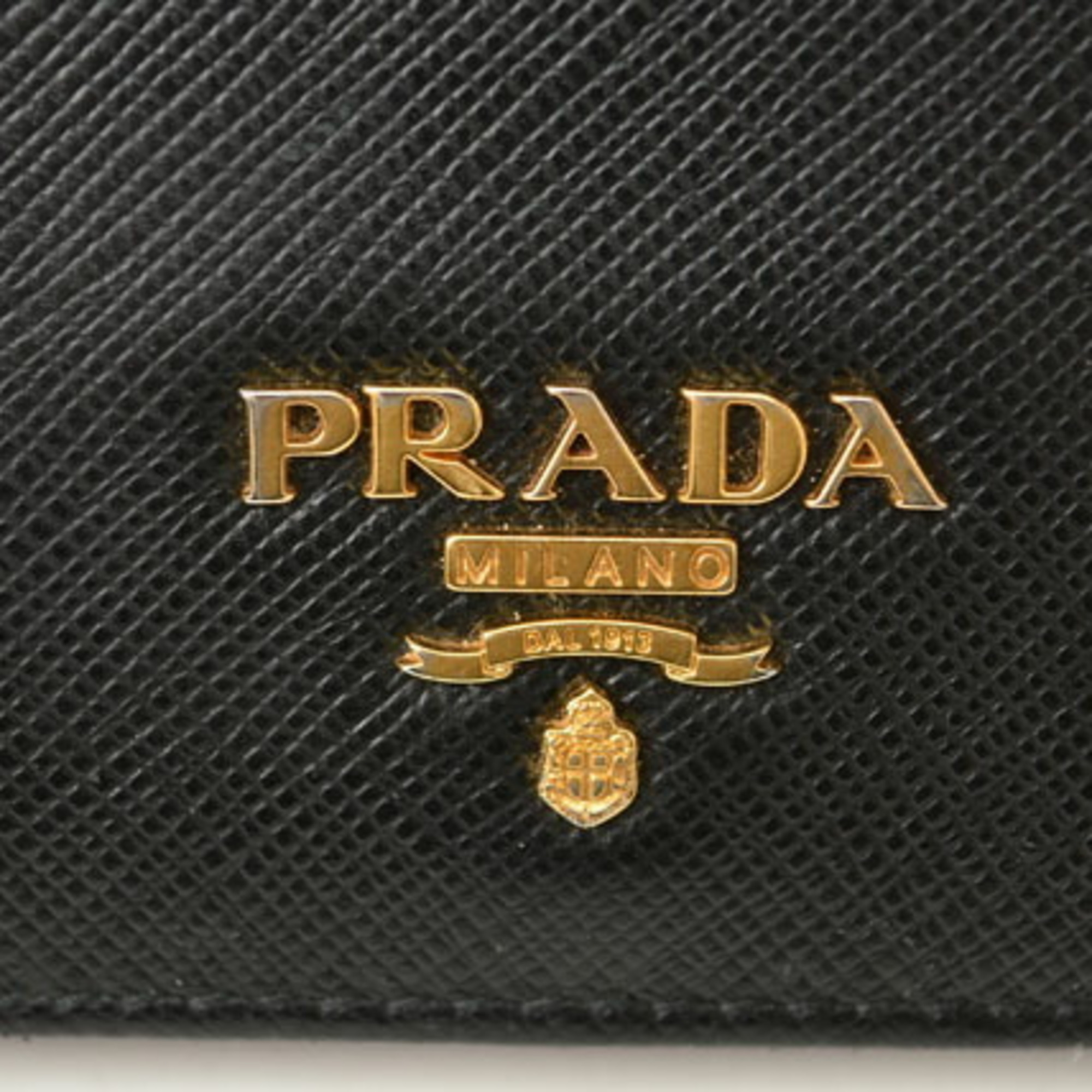 Prada wallet PRADA folding 1MV204 SAFFIANO NERO black