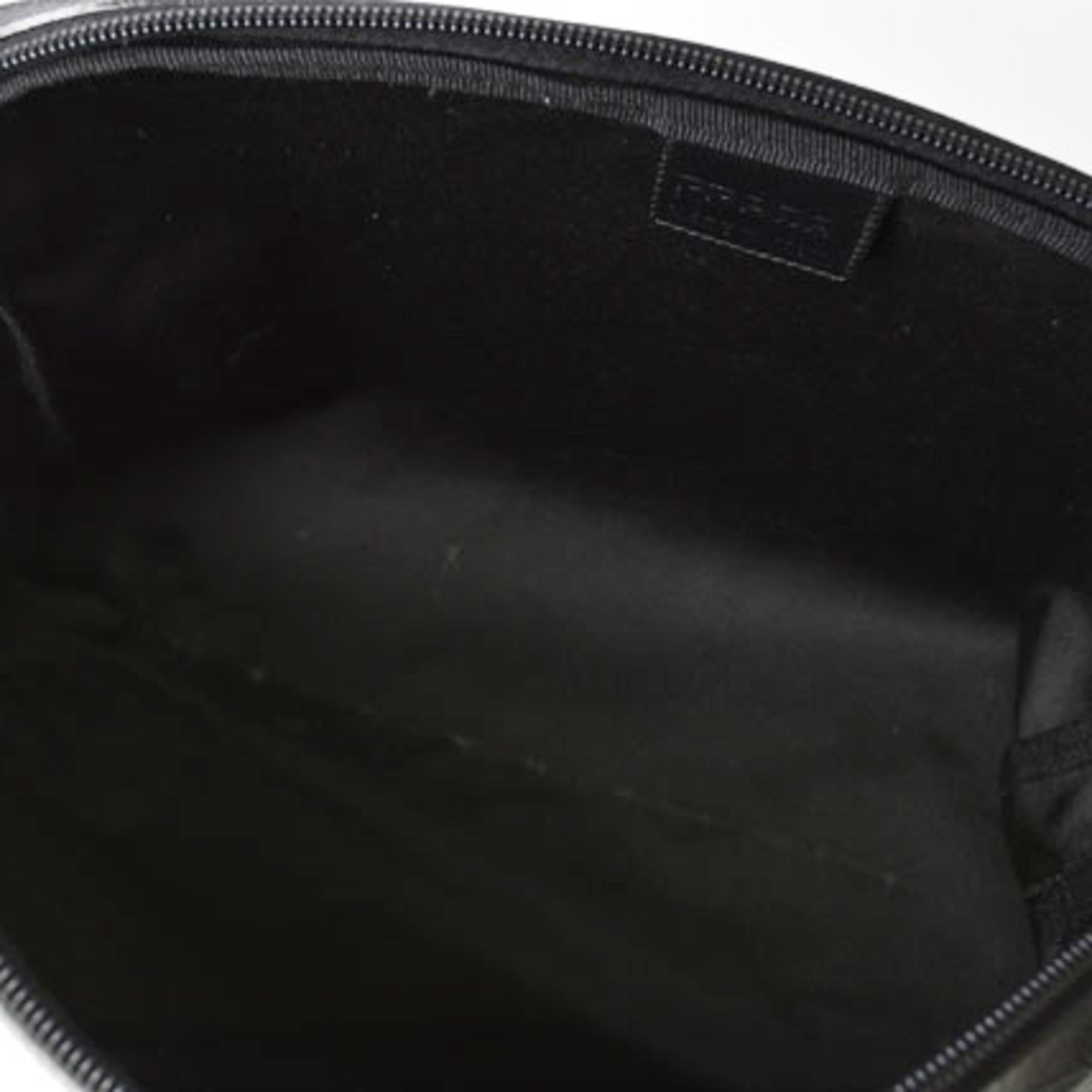 PRADA Pouch Travel Clutch VELA Nylon Black