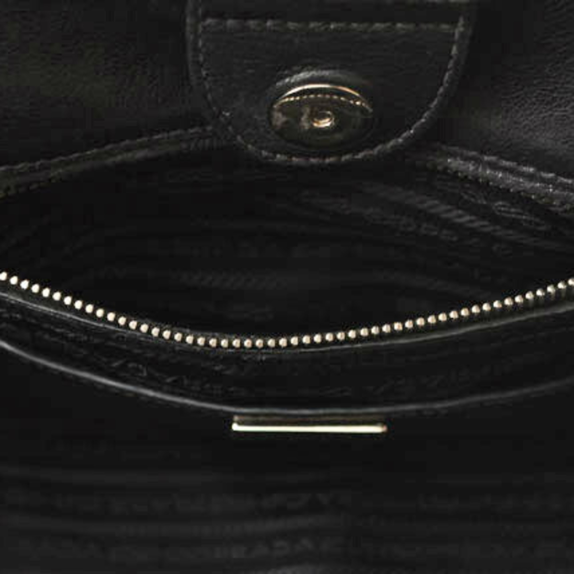 Prada handbag shoulder bag 2way PRADA B2625M GLACE CALF calf NERO black with strap