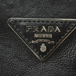 Prada handbag shoulder bag 2way PRADA B2625M GLACE CALF calf NERO black with strap