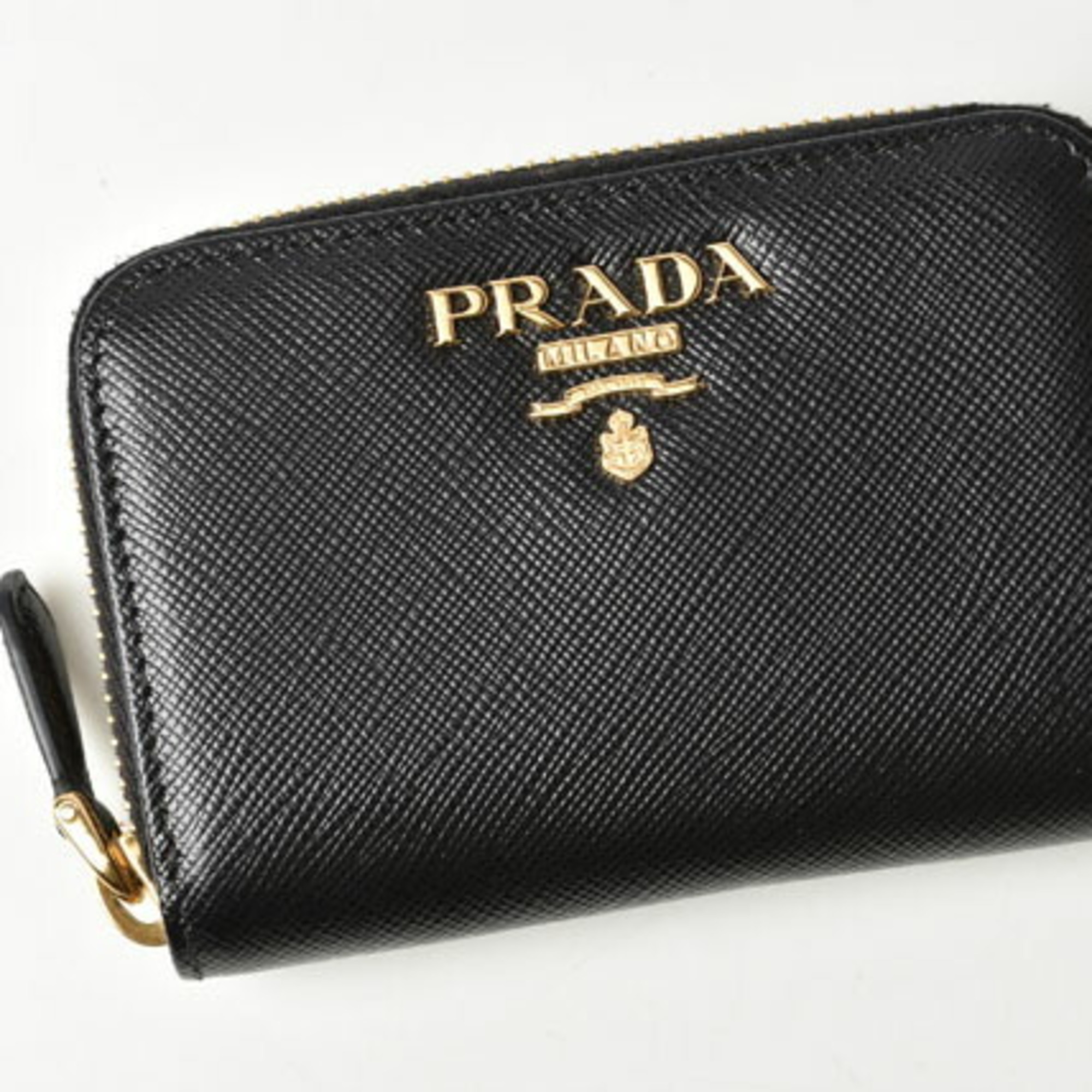 Prada wallet PRADA folding 1ML040 SAFFIANO NERO black