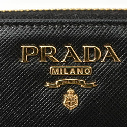 Prada wallet PRADA folding 1ML040 SAFFIANO NERO black