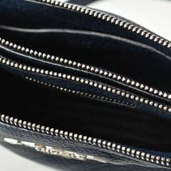 Prada shoulder bag clutch 2way PRADA VIT DAINO deerskin BALTICO navy