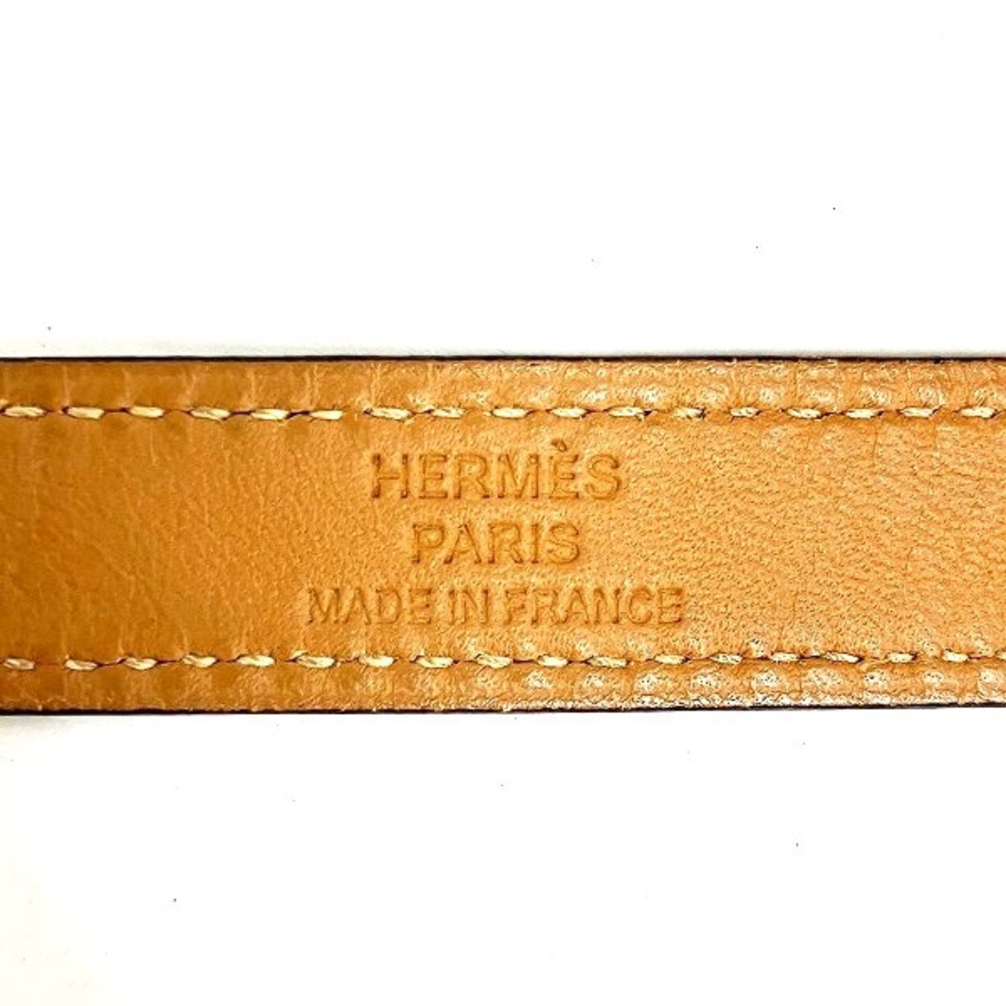 Hermes Drag Double Tour Brand Accessories 2 Row Bracelet Bangle Women's